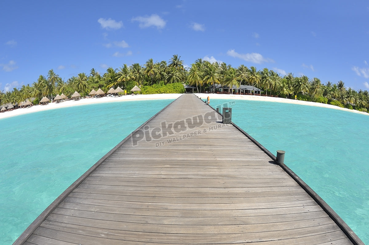 Sunny side of sun island