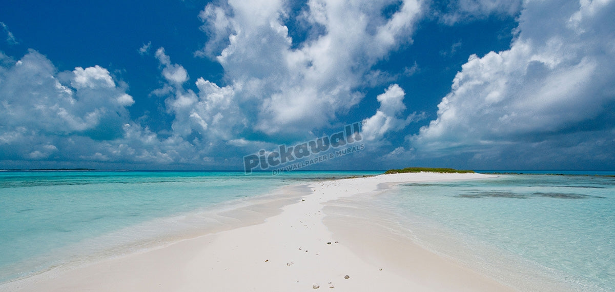 Deserted beach, South America