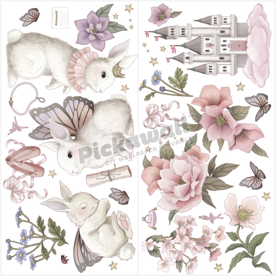 'Castle Gardens' Decals by Fleur Harris - Pickawall
