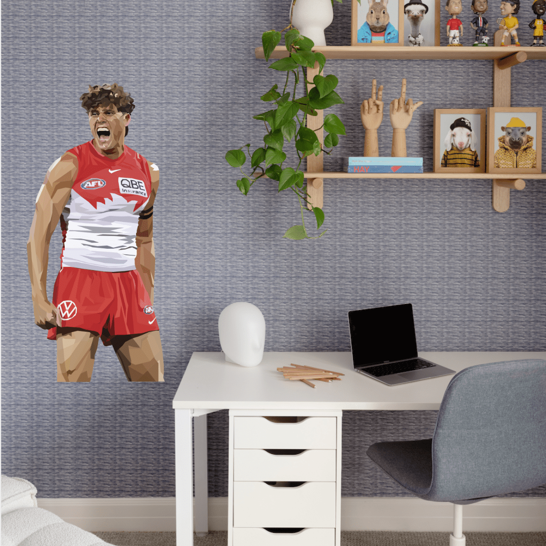 Charlie Curnow Sydney Swans Decal by DG Designs X AFL - Pickawall