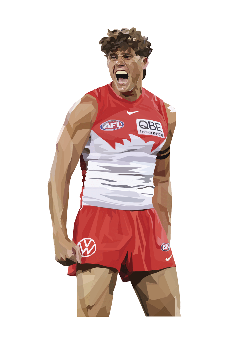 Charlie Curnow Sydney Swans Decal by DG Designs X AFL - Pickawall
