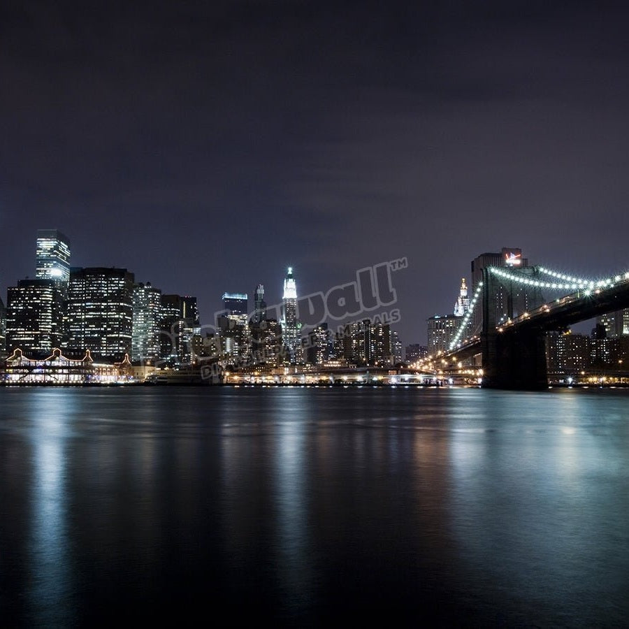 city at night on the water - Pickawall