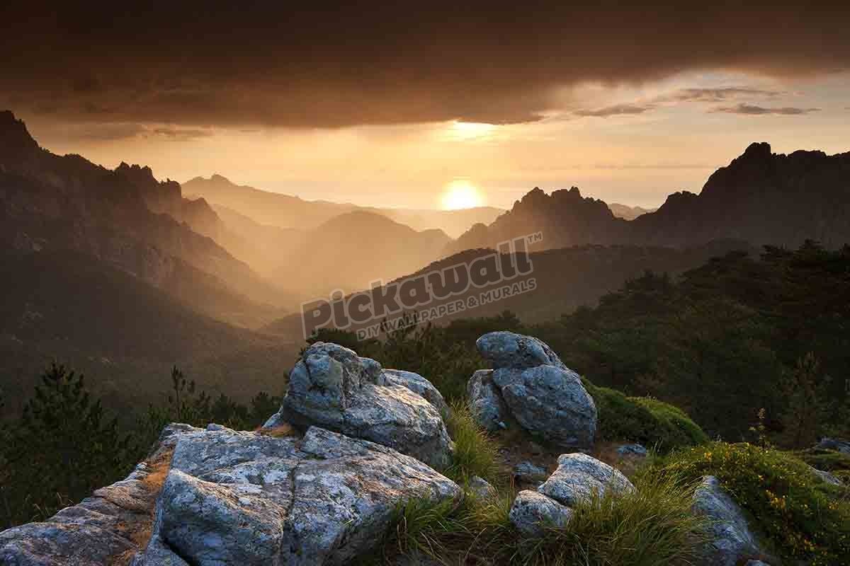 Col de Bavella at dawn - Pickawall