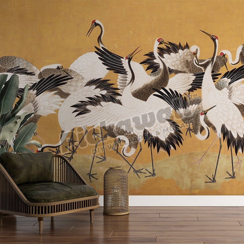 Crane Birds by Sir Edward - Pickawall