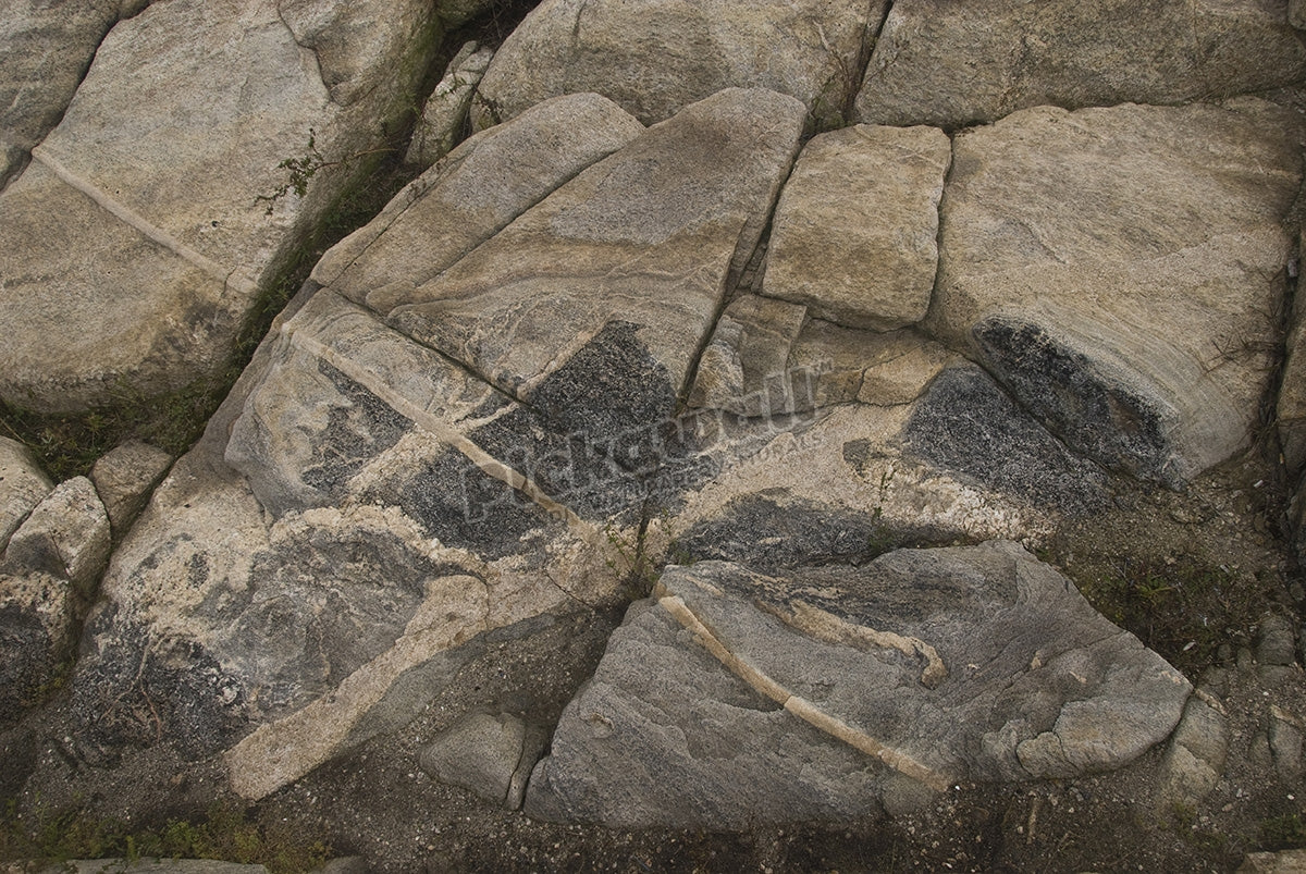 Patterns on a rock