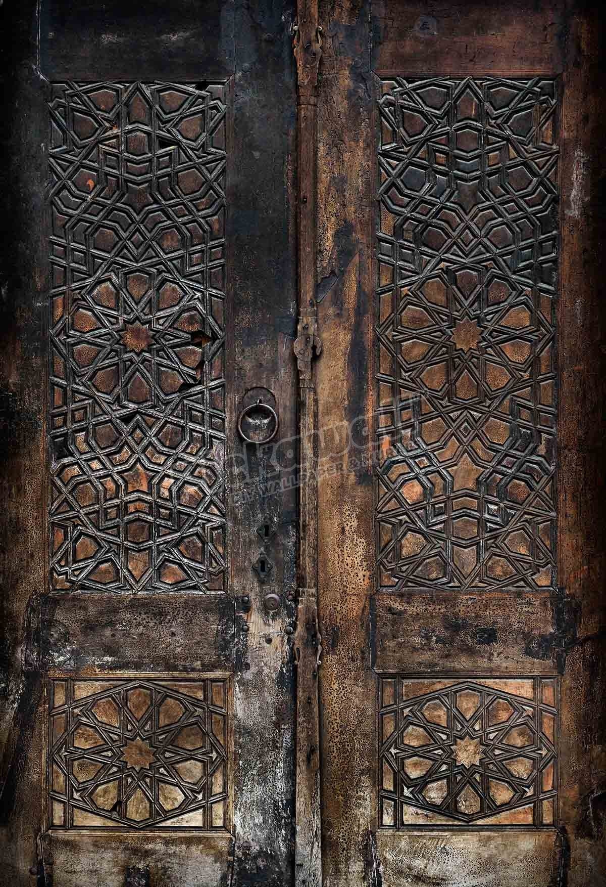 Old door in Istanbul'