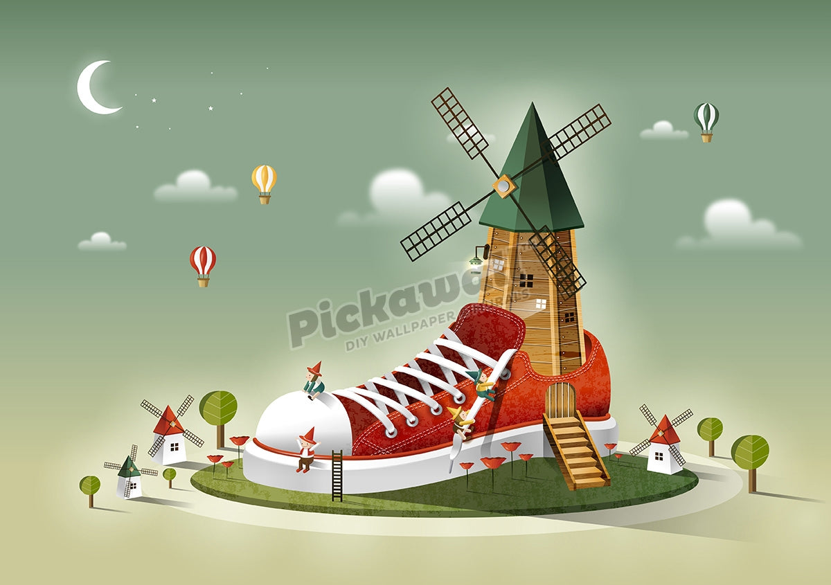 Windmill On Shoe