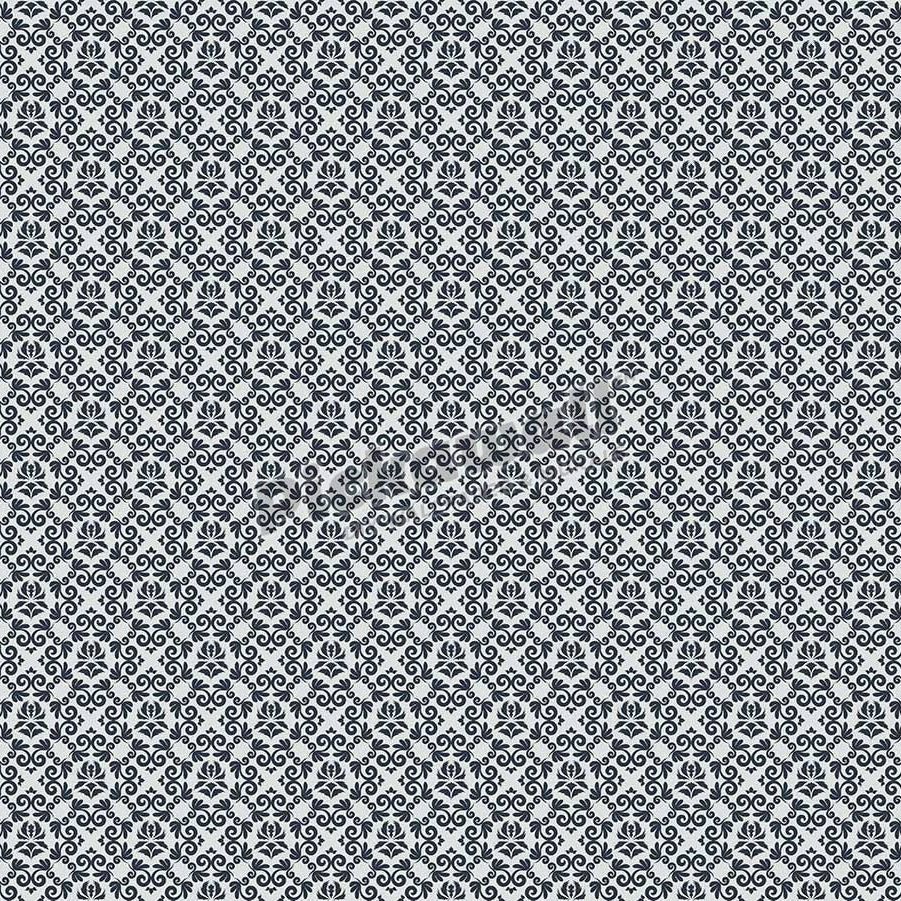 Damask Pattern - Charcoal - Pickawall