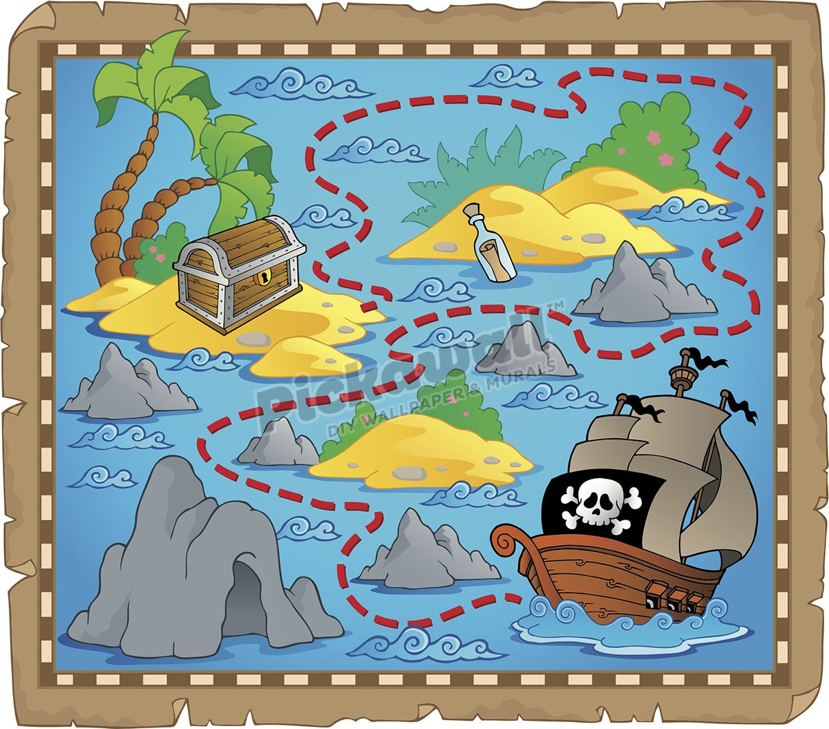 Pirates Treasure Map