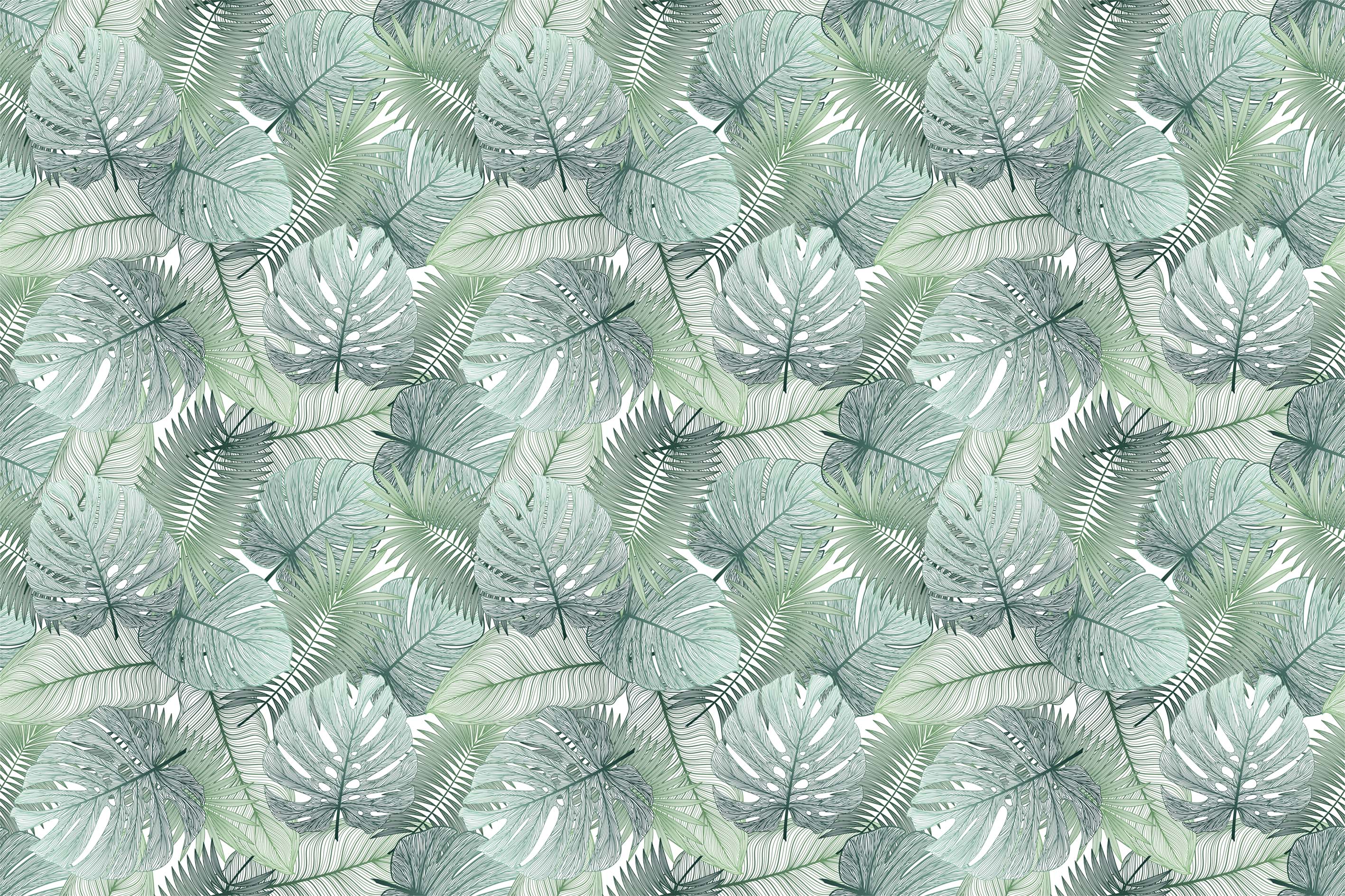 tropical leaf palm pattern