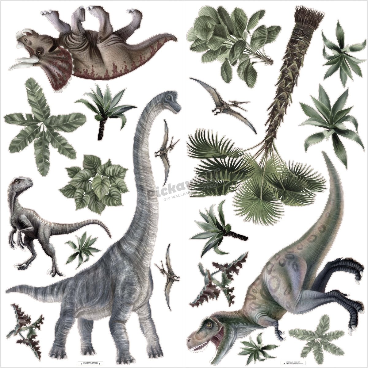 Dino Jive Decal Set by Kikki Belle - Pickawall