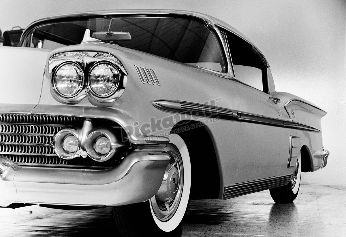 SIDE VIEW OF CHEVROLET IMPALA CIRCA 1958