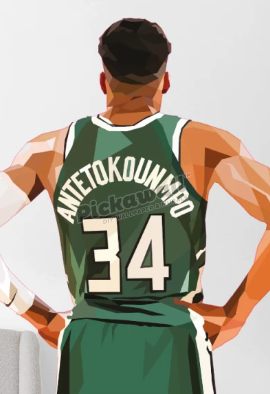 Giannis Antetokounm NBA Jersey Decal by DG Designs - Giannis Antetokounm NBA Decal by DG Designs image