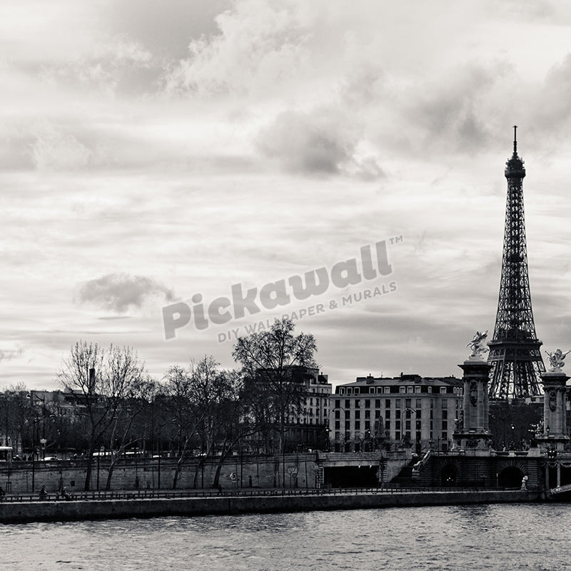 Eiffel Tower and Seine River - Pickawall
