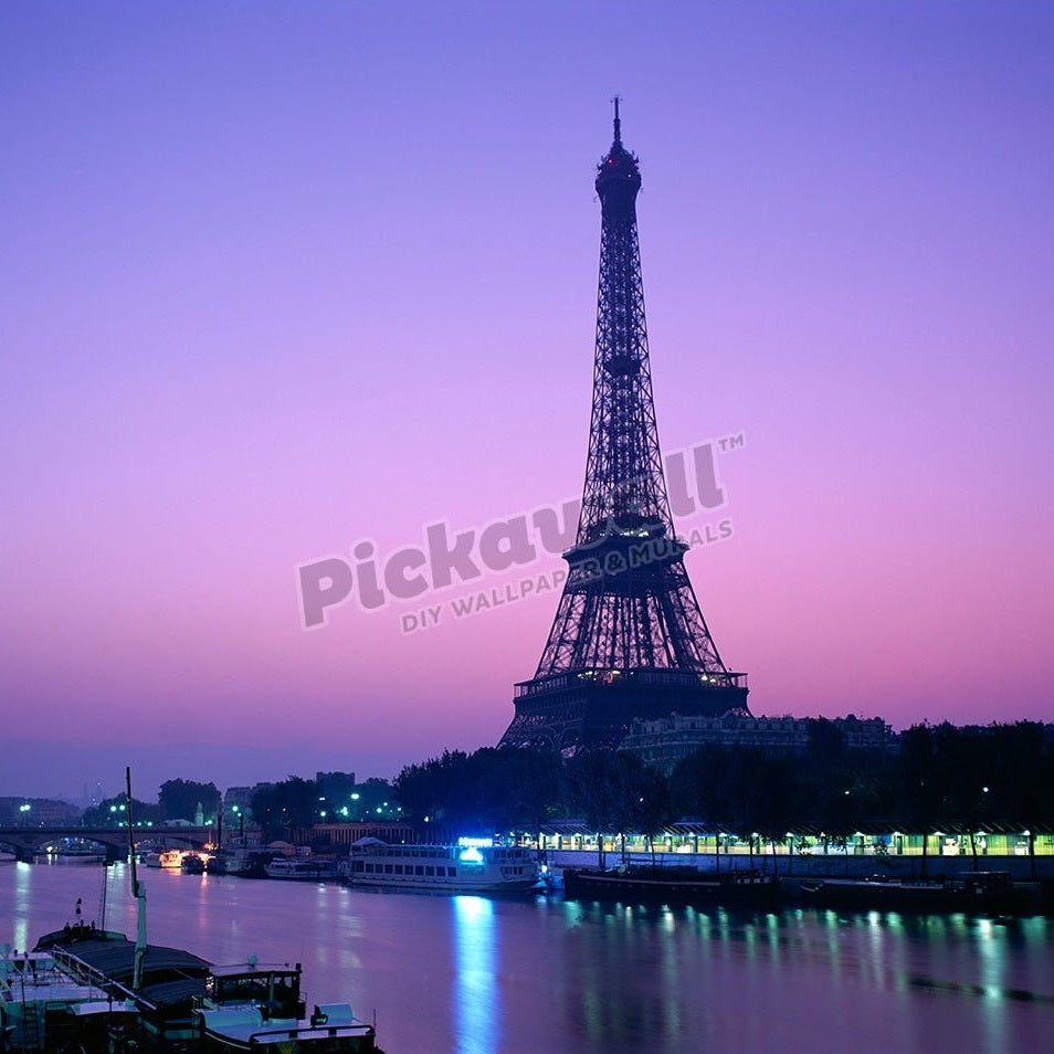 Eiffel Tower & The Seine River - Pickawall