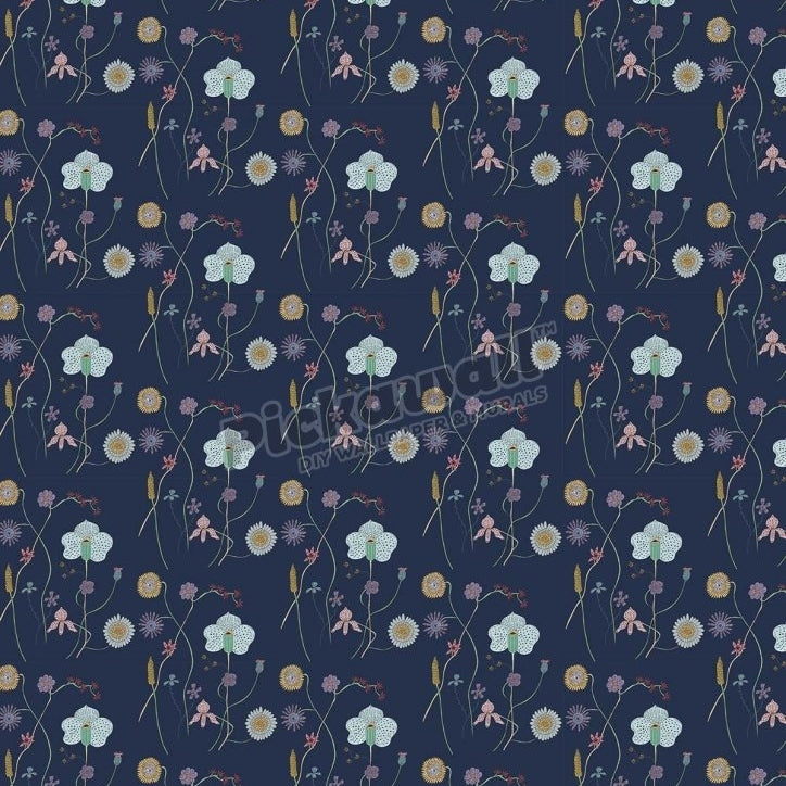 Electro Botanical - Julia Chapman Illustration Wallpaper - Pickawall