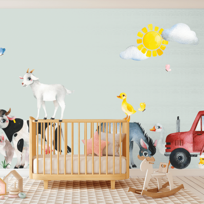 Farm Animals Decal Set - Pickawall