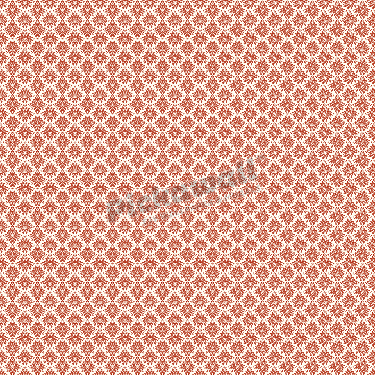Damask Burnt Orange LLB Pattern
