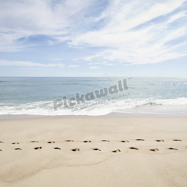 Foot prints in the Sand - Pickawall