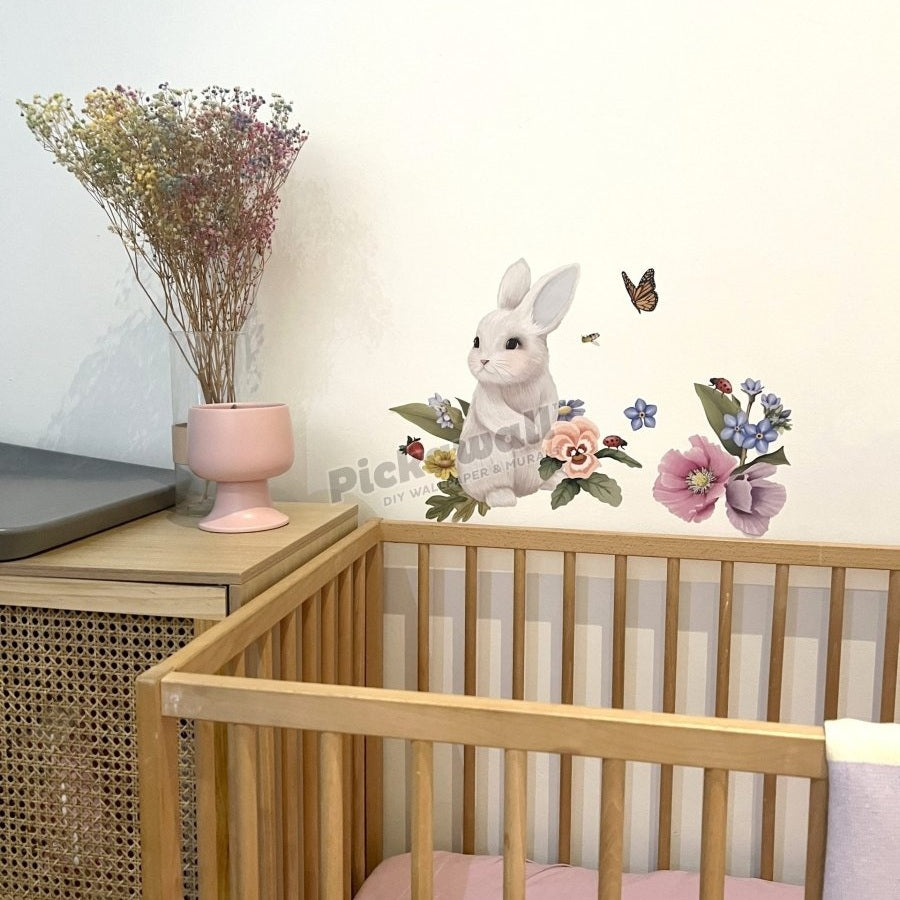 'Garden of Dreams - Bunny' Decals by Fleur Harris - Pickawall