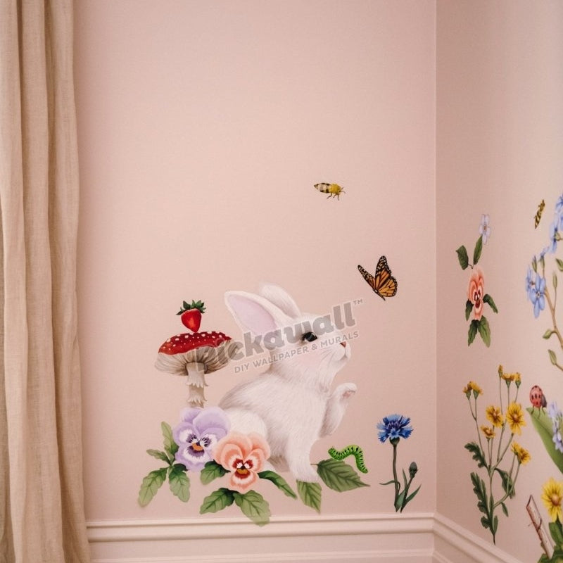 'Garden of Dreams - Bunny' Decals by Fleur Harris - Pickawall