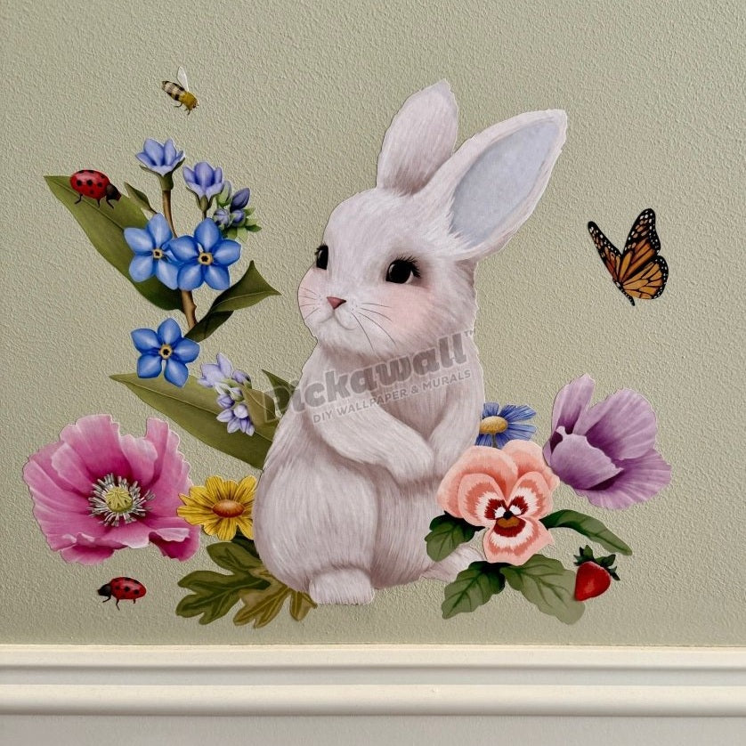 'Garden of Dreams - Bunny' Decals by Fleur Harris - Pickawall