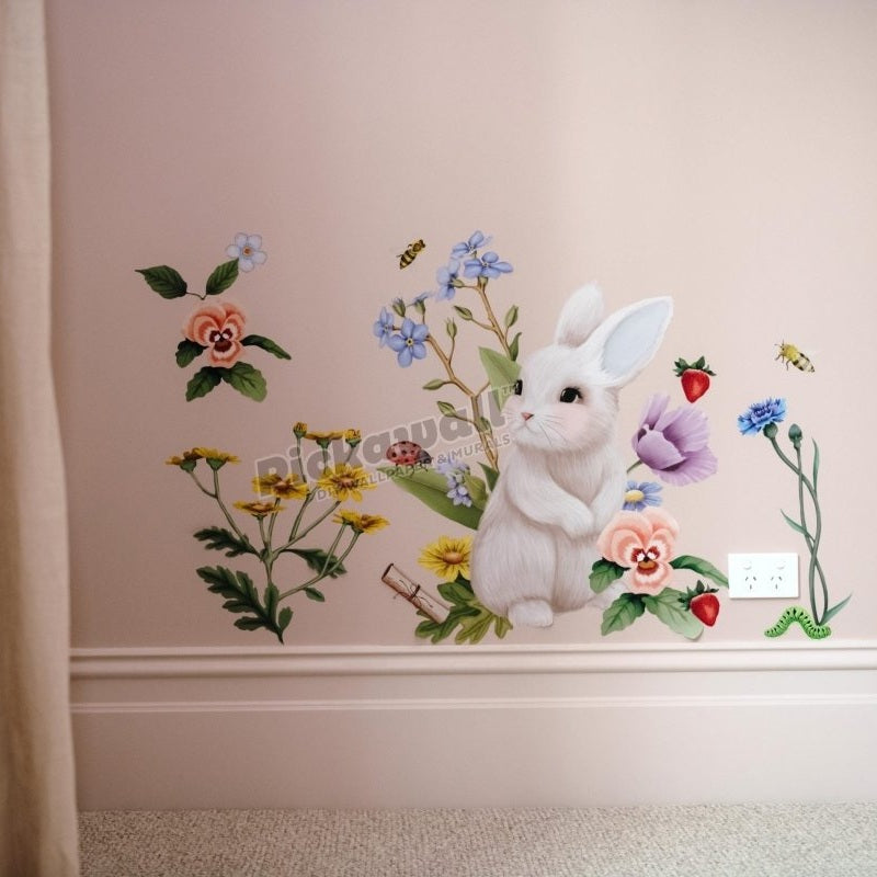 'Garden of Dreams - Bunny' Decals by Fleur Harris - Pickawall