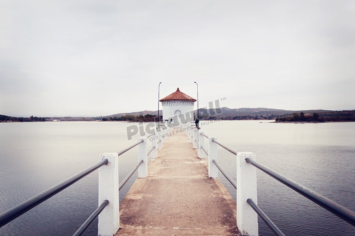 Gazebo on a lake' - Pickawall