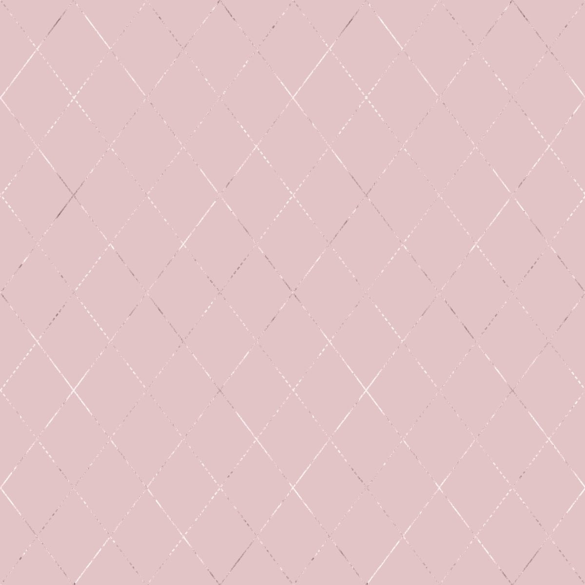 Geometric Pink and Gold Diamonds - Pickawall