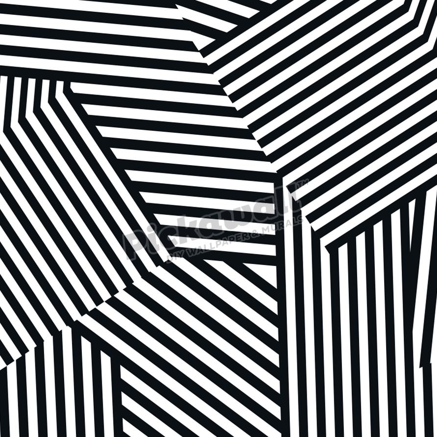 Geometric Stripes - Pickawall