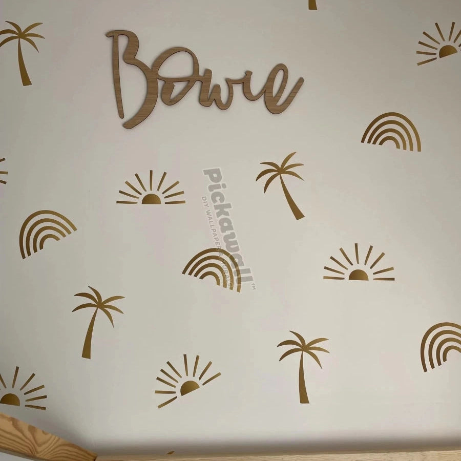 Golden Tropical Decals - Pickawall