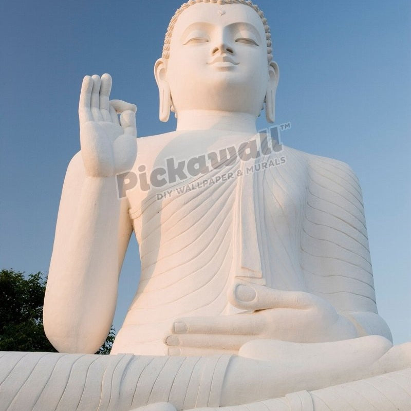 Great seated figure of the Buddha, Mihintale, Sri Lanka, Asia - Pickawall