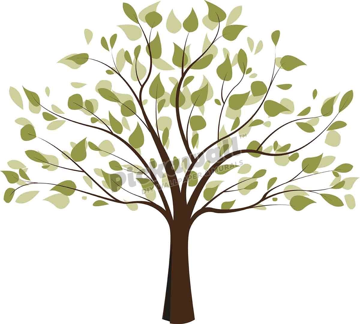 Green leafy tree - Pickawall