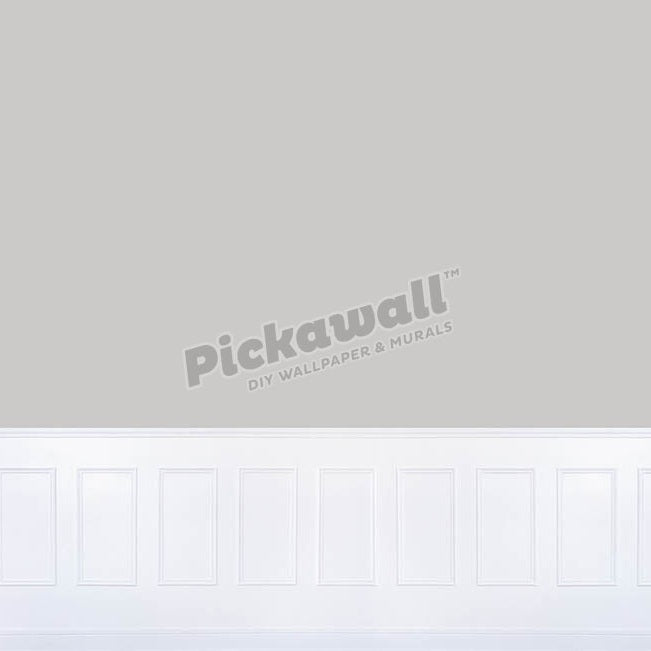 Grey and white dado panelling - Pickawall
