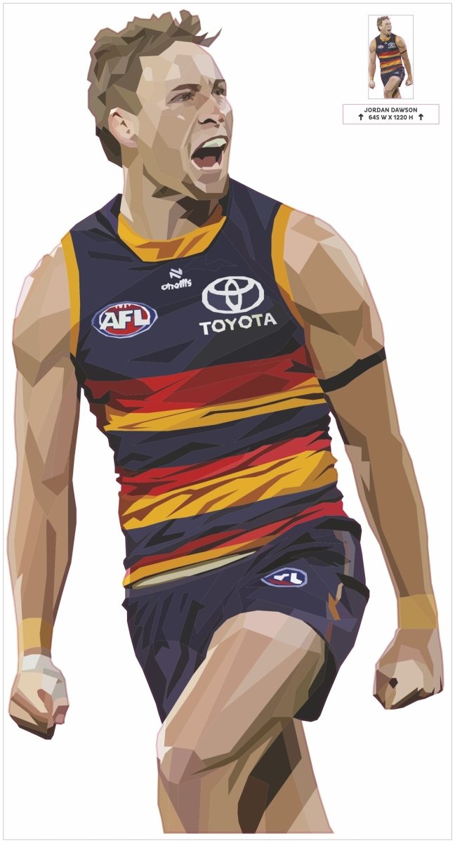 Jordan Dawson Decal by DG Designs X AFL - Pickawall