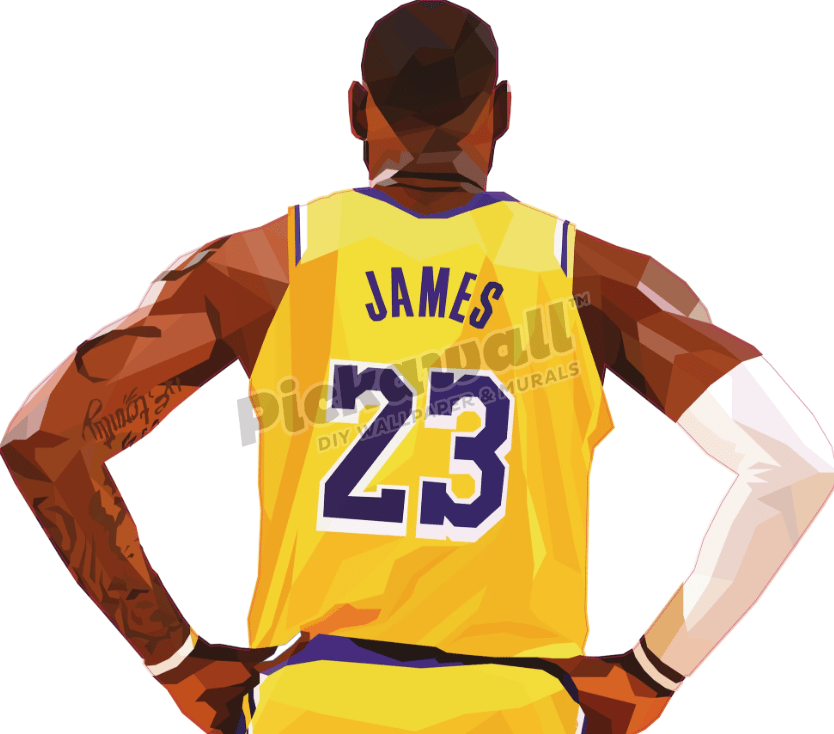 Lebron James NBA Jersey Decal by DG Designs - Pickawall