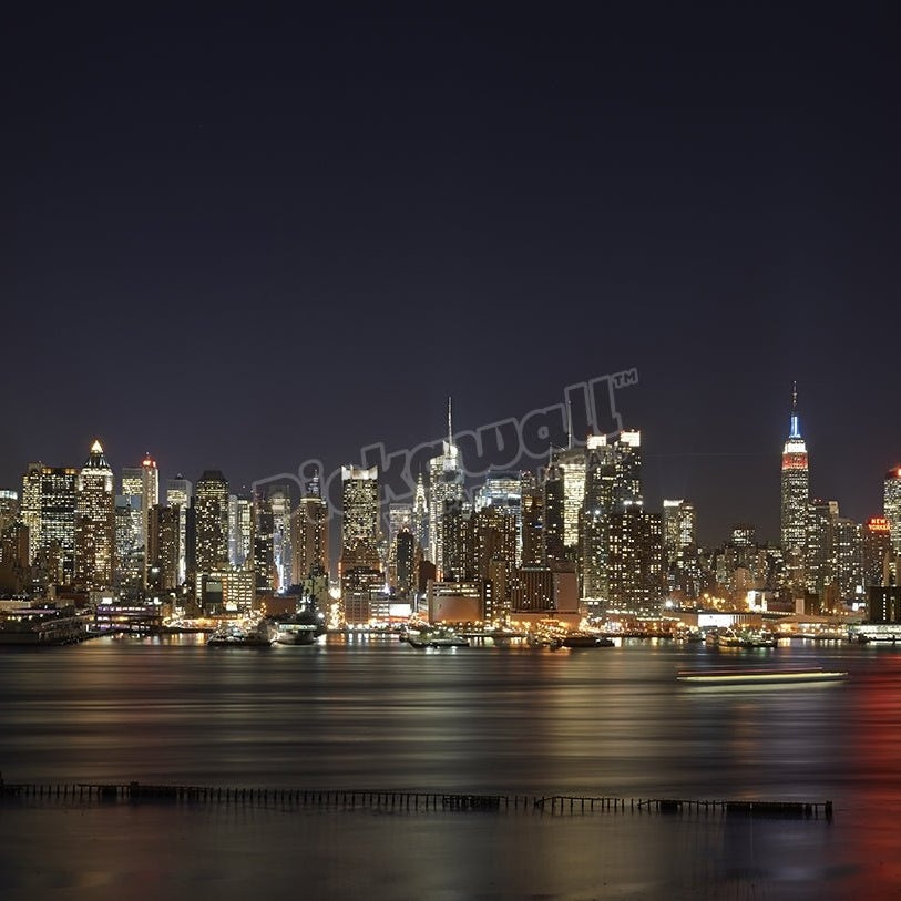Manhattan skyline with the Hudson River - Pickawall