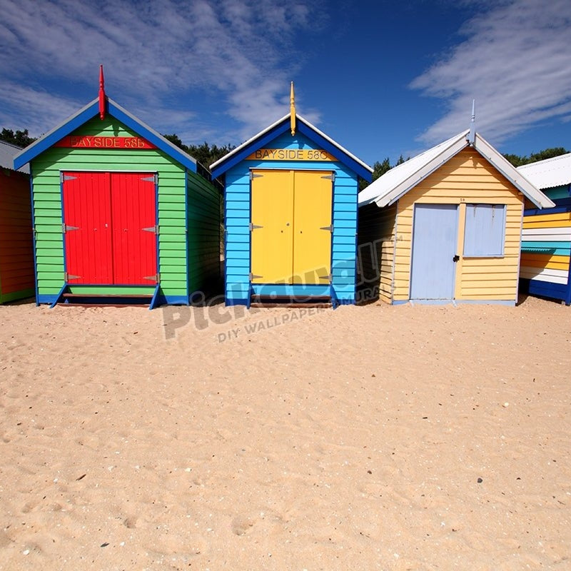 Melbourne beach huts in Australia - Pickawall
