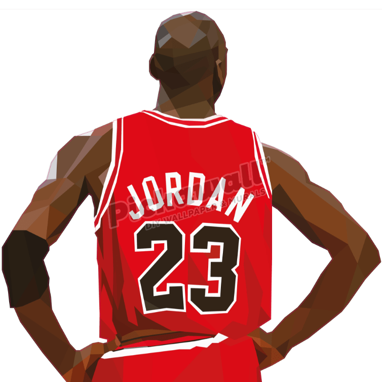 Michael Jordan NBA Jersey Decal by DG Designs - Pickawall