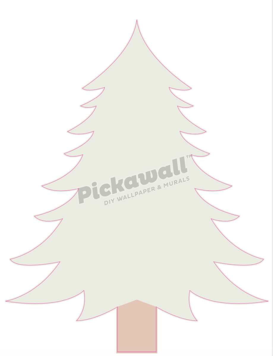 Modern Tree Decals with Baubles - Pickawall