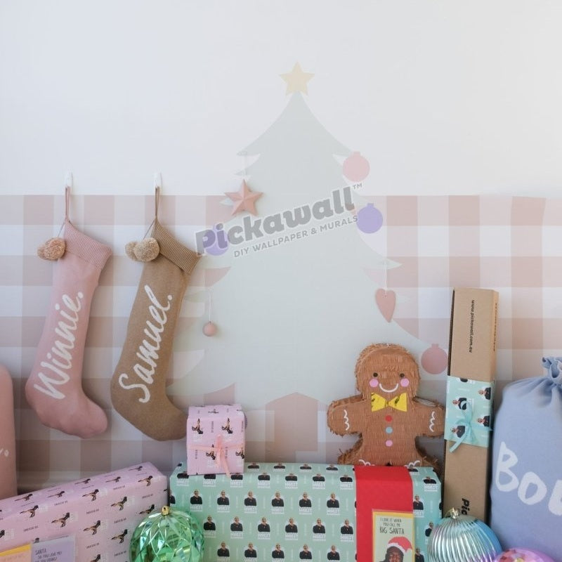 Modern Tree Decals with Baubles - Pickawall