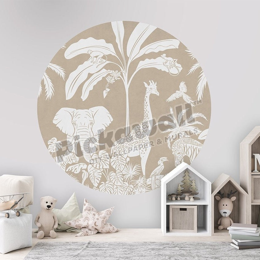 Monochrome Jungle Decal by Kikki Belle - Pickawall