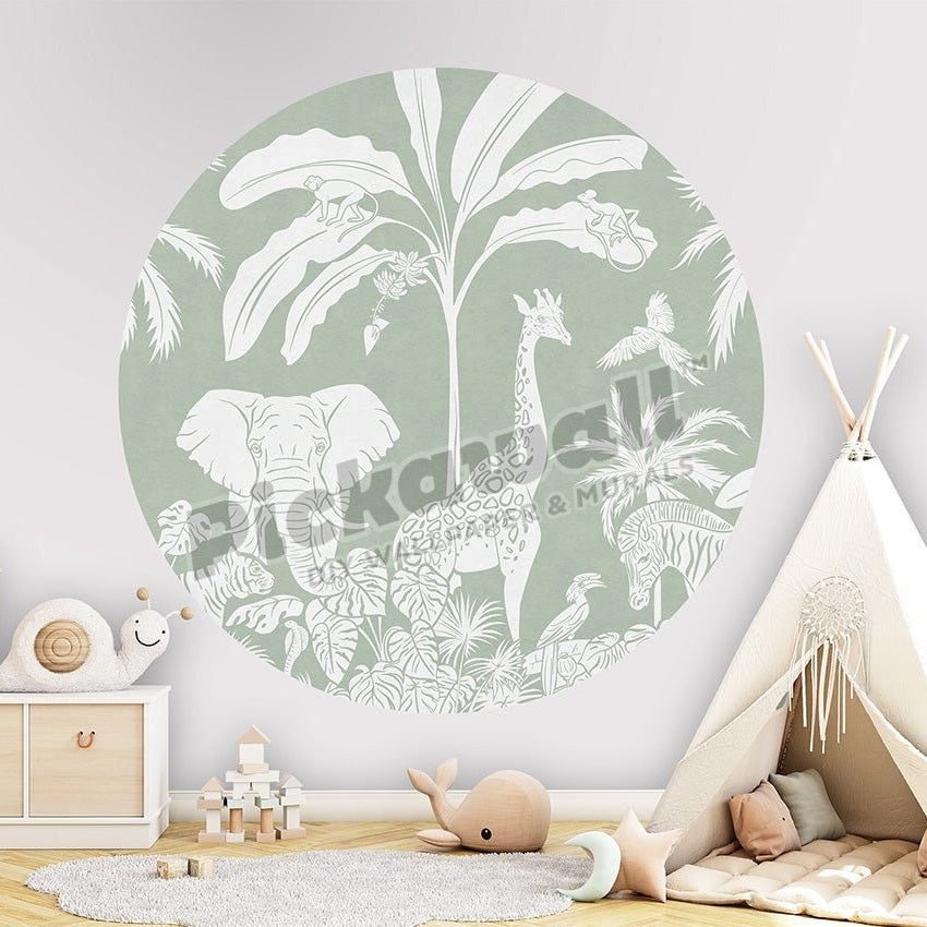 Monochrome Jungle Decal by Kikki Belle - Pickawall