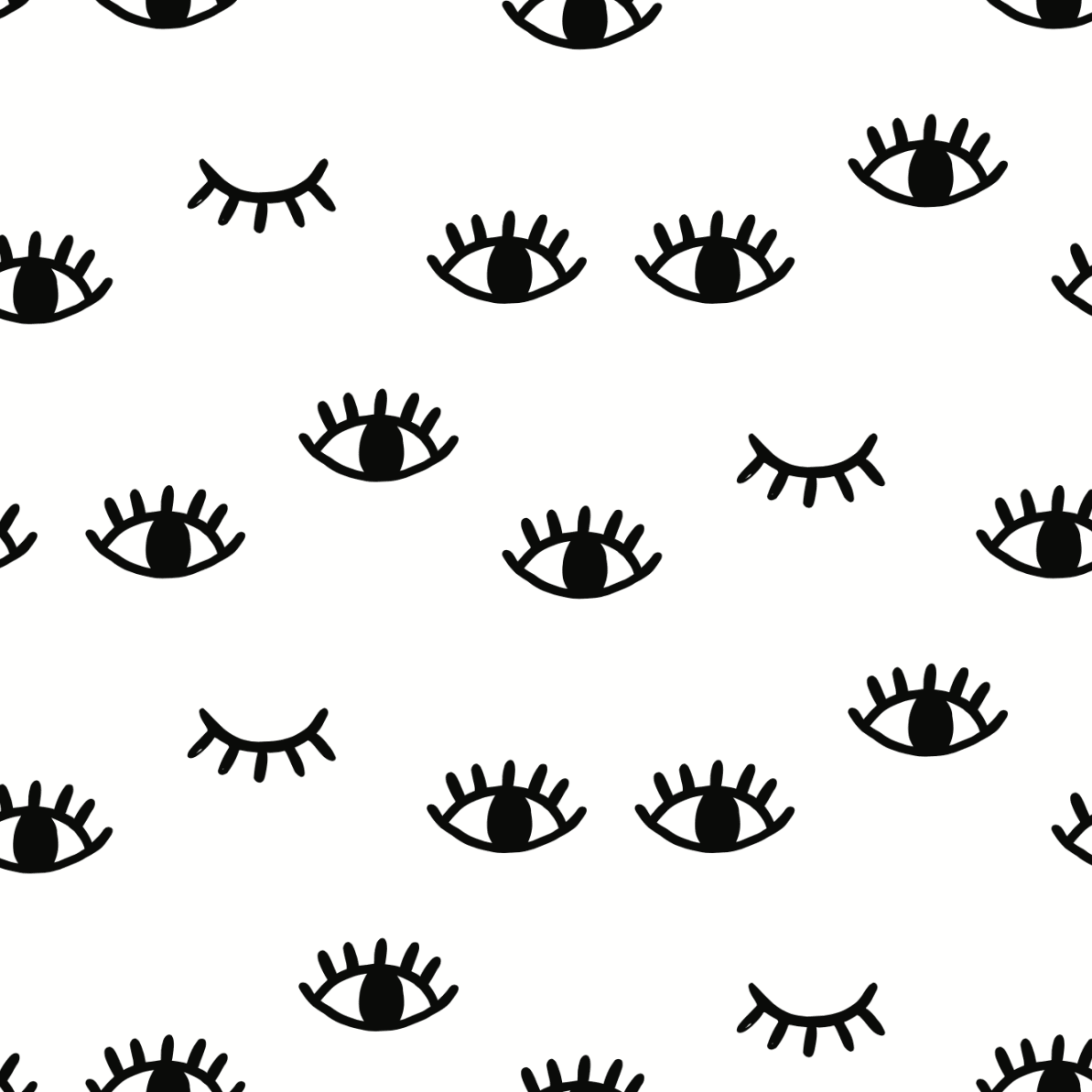 open and winking eyes pattern - Pickawall
