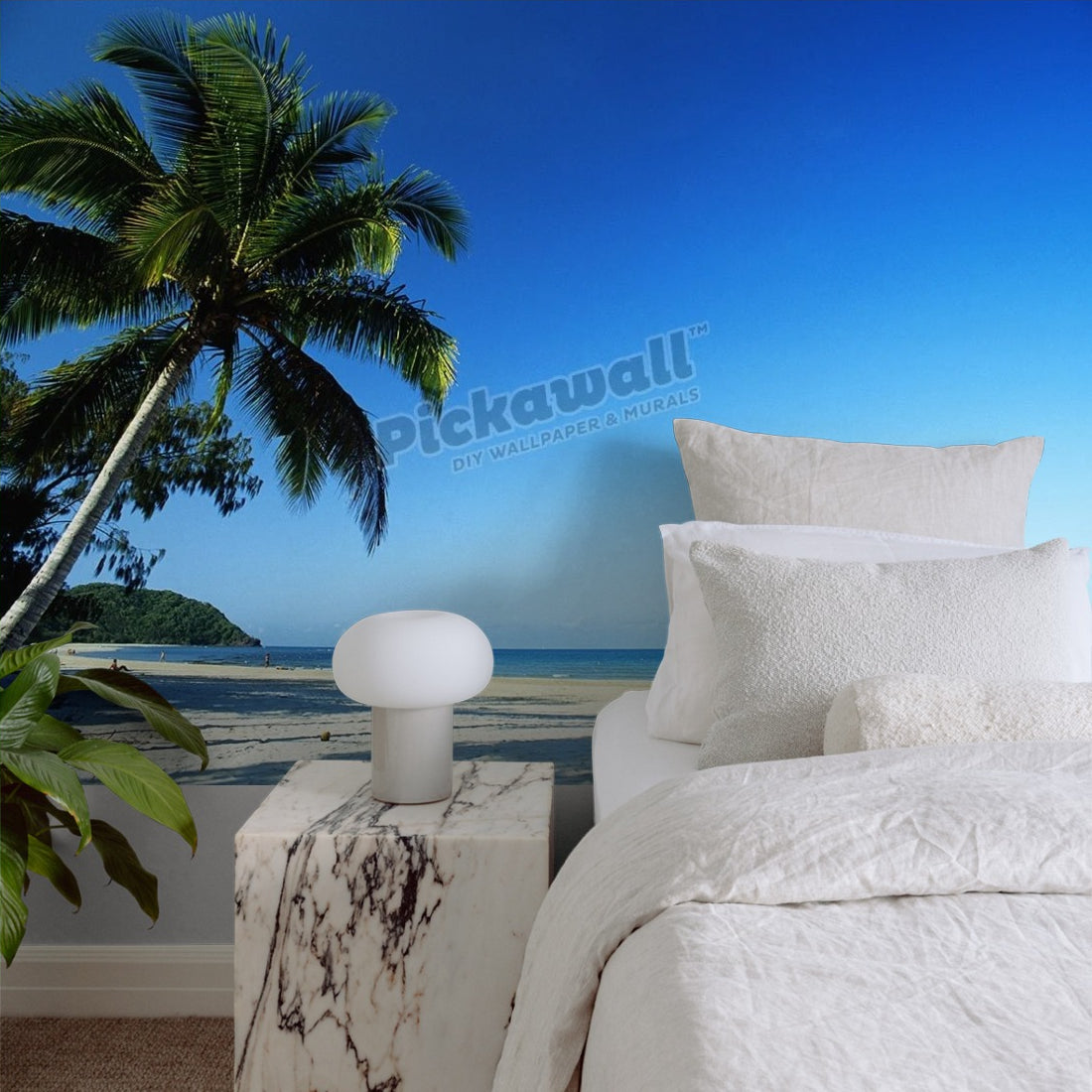 Cape Tribulation wallpaper in a bedroom - Pickawall