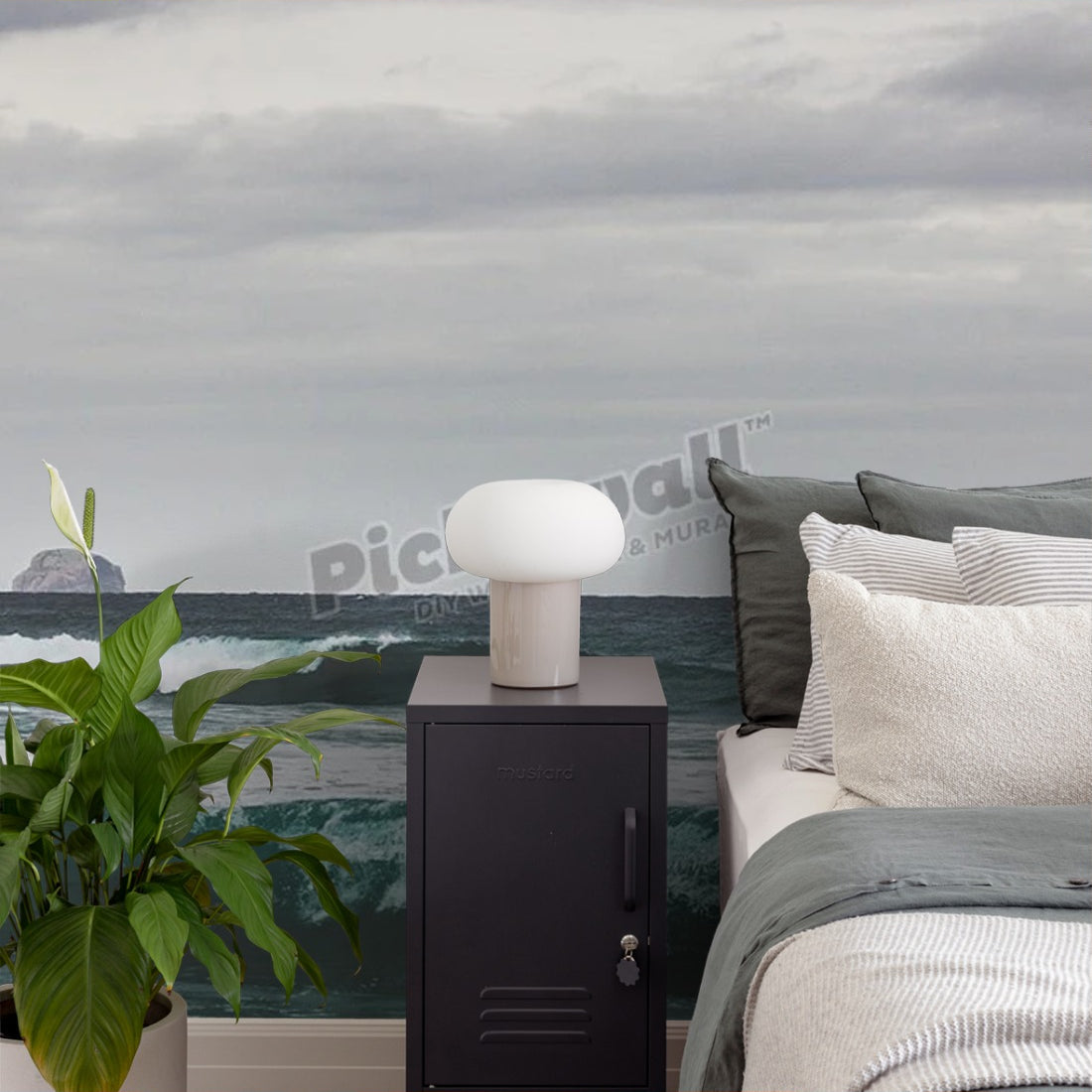 Clear Crashing, Wilsons Prom wallpaper in a bedroom - Pickawall