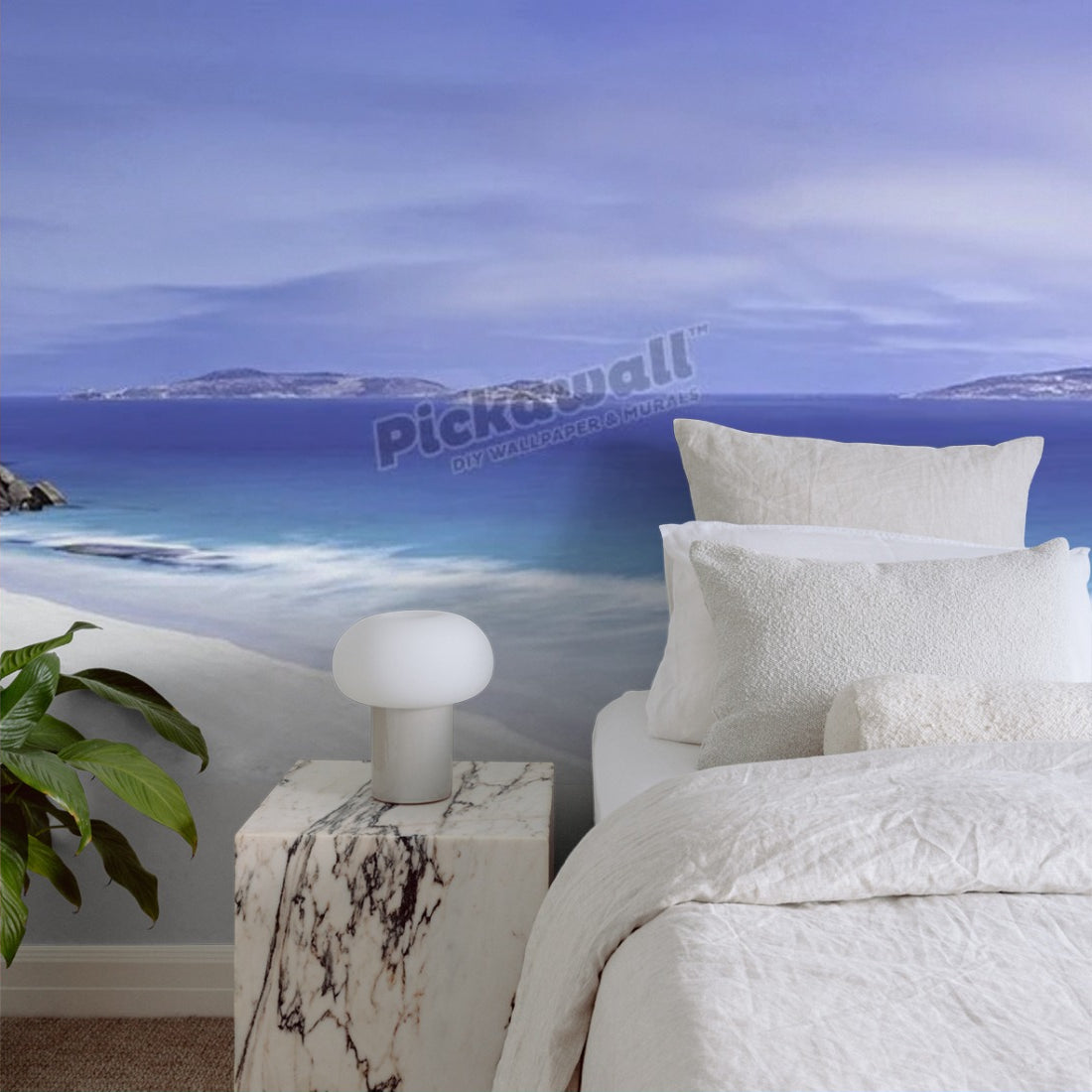 West beach Esperance wallpaper in a bedroom - Pickawall