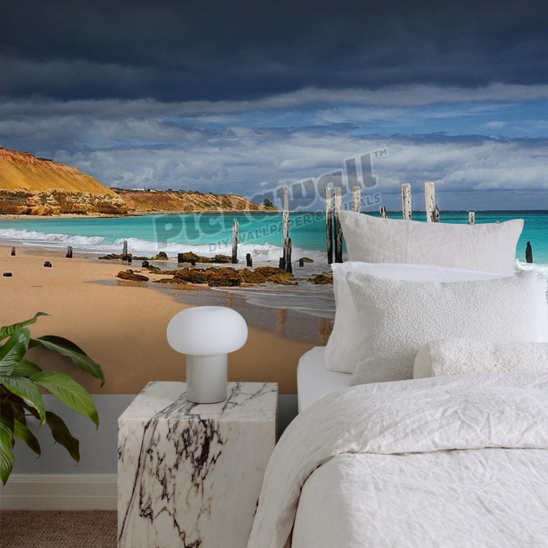 Aldinga beach, Fleurieu Peninsula, South Australia. wallpaper in a bedroom - Pickawall