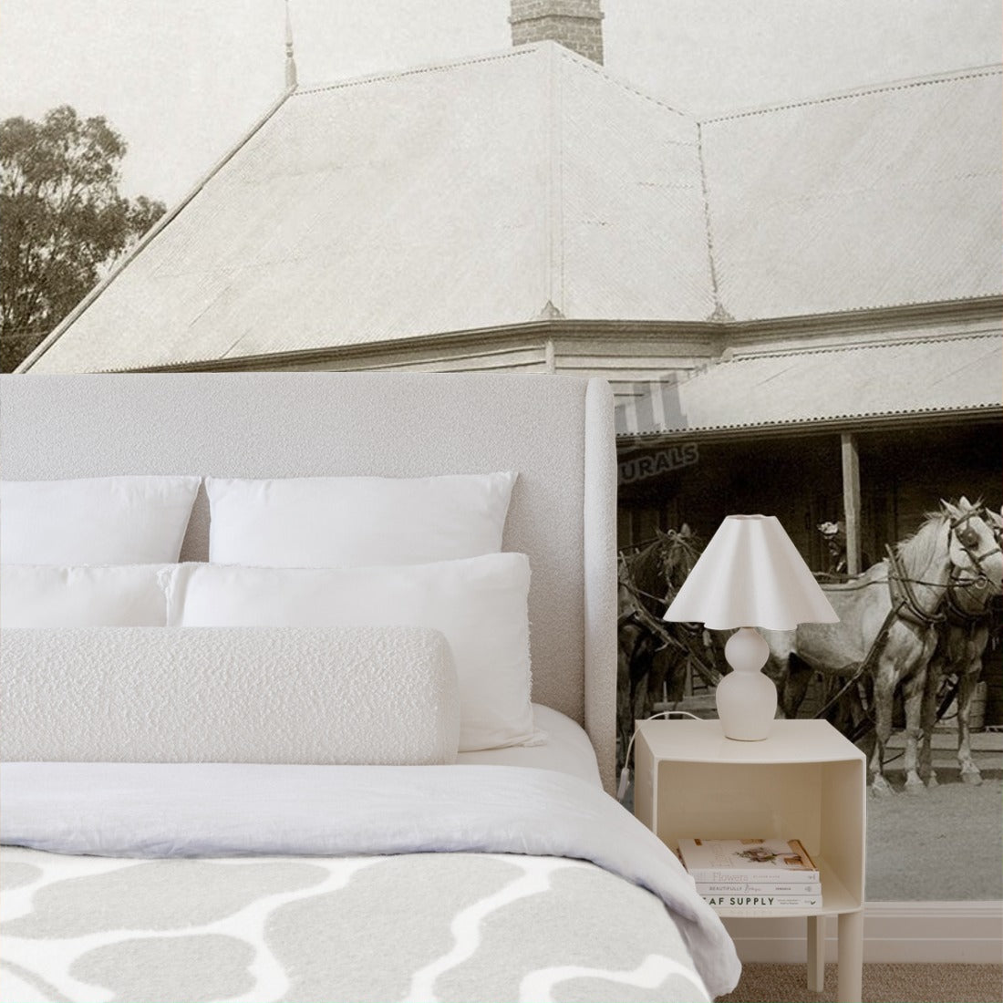 Swift Creek 1908 wallpaper in a bedroom - Pickawall