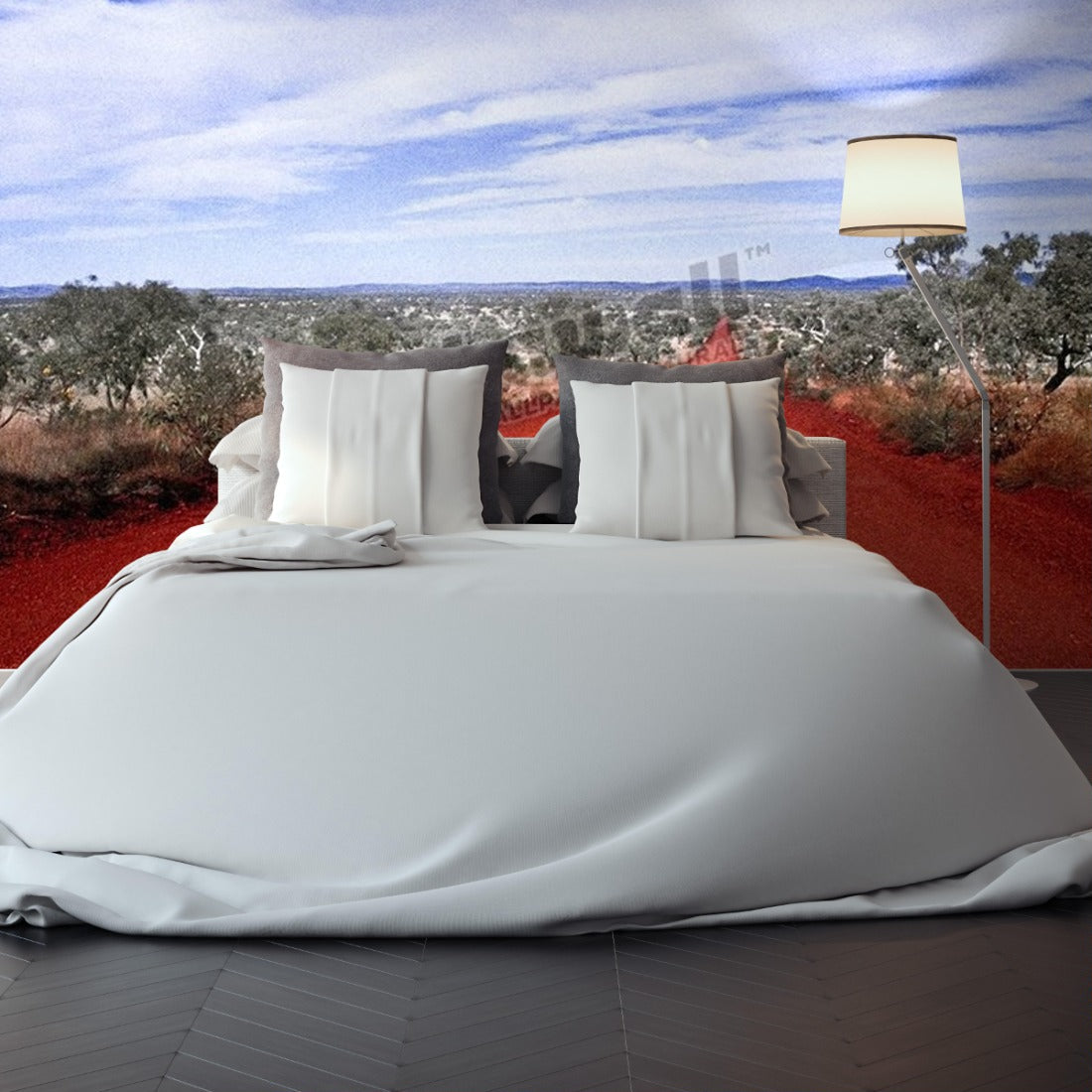 The red dirt road, outback - Ryan and Marlee House Rules wallpaper in a bedroom - Pickawall